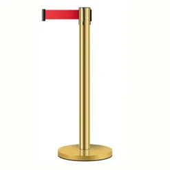 Cột chắn inox mạ vàng dây căng 2m-3m-5m, cột phân luồng