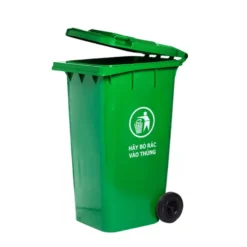 Thùng rác màu xanh 120L, 240L