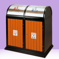 Thùng rác gỗ