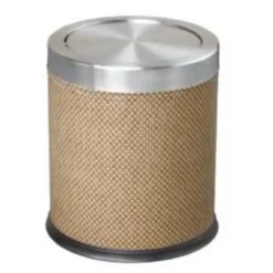 Thùng rác bọc da chống cháy nắp lật A36-H202